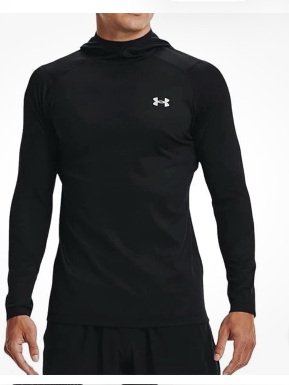 Under Armour Mens ColdGear Infrared Hoodie Black Size XL